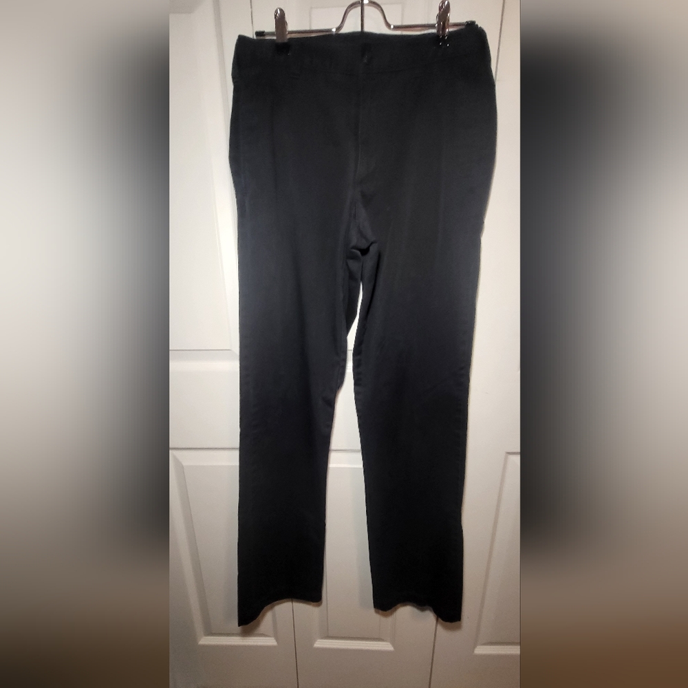 Lands' End Men's Black Dress Pants